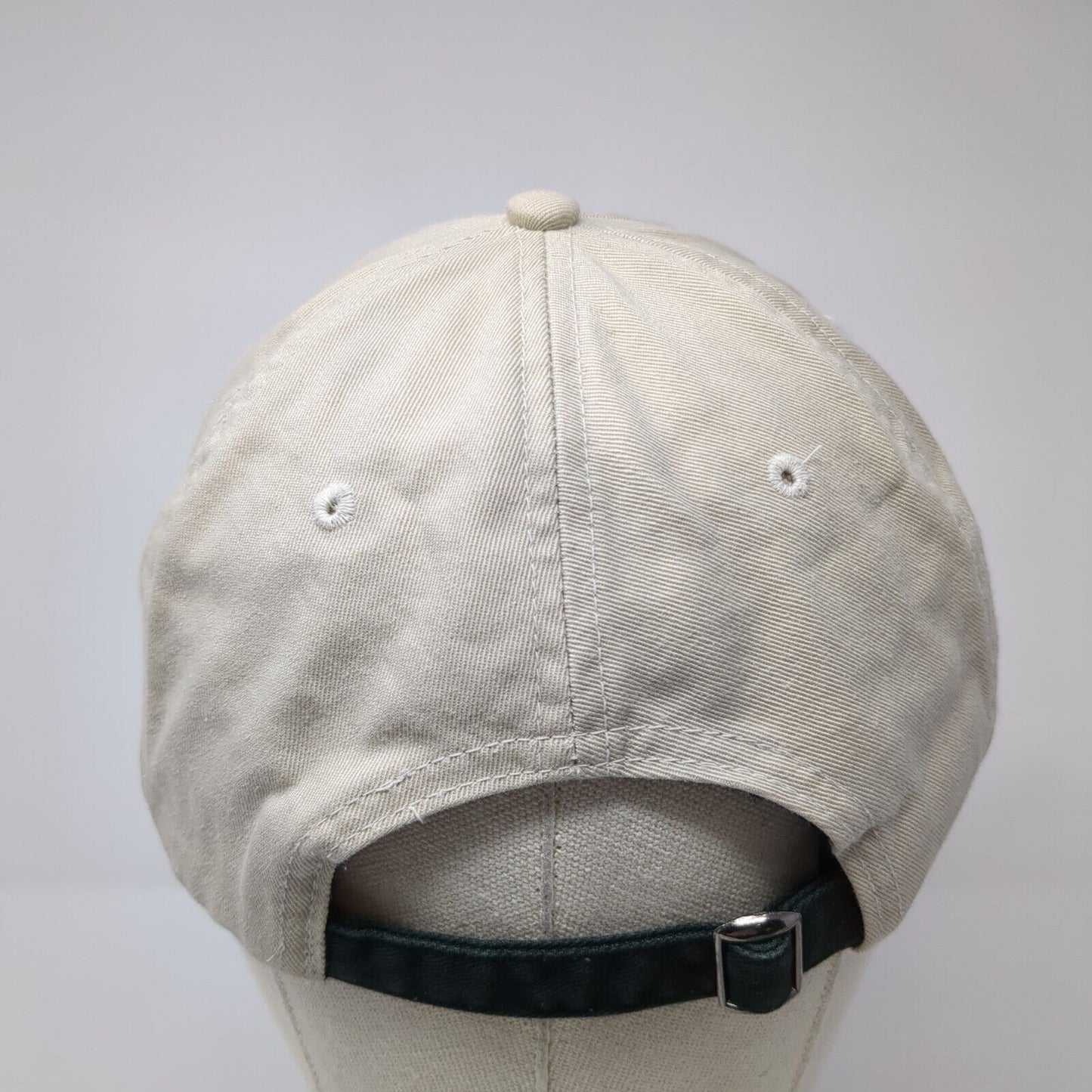 Fersten Worldwide Slideback Hat Tan One Size Adjustable Embroidered