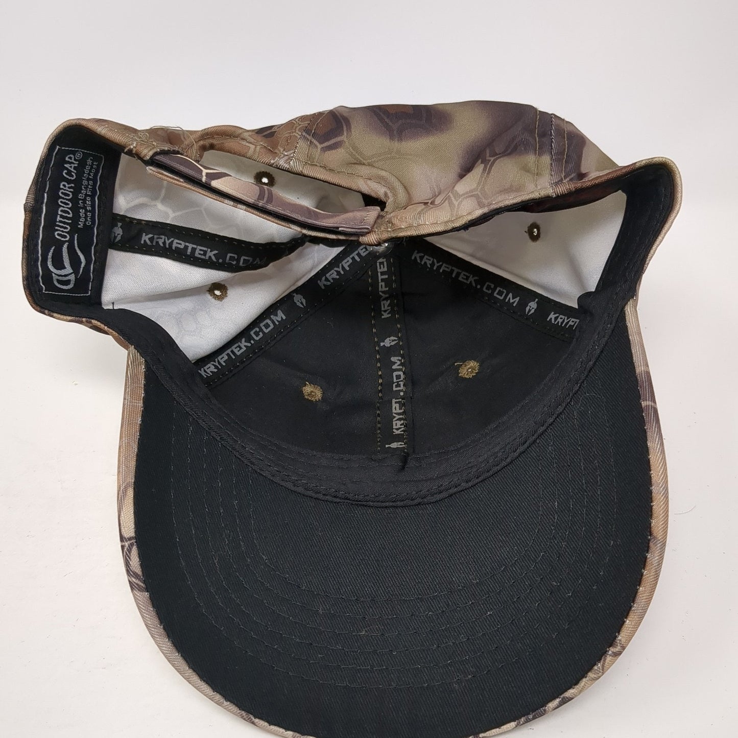 Kryptek Logo Patch Strapback Hat Multicolor Camo One Size Outdoor Cap