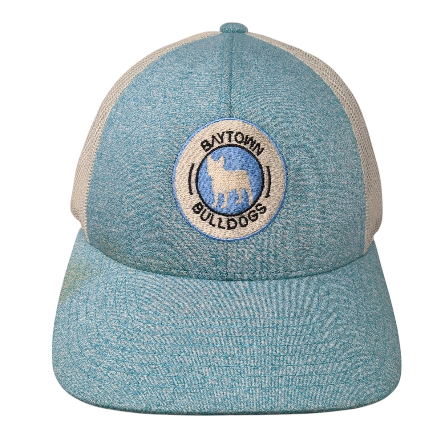 Baytown Bulldogs Trucker Hat Blue Large Adjustable Mesh Back Richardson