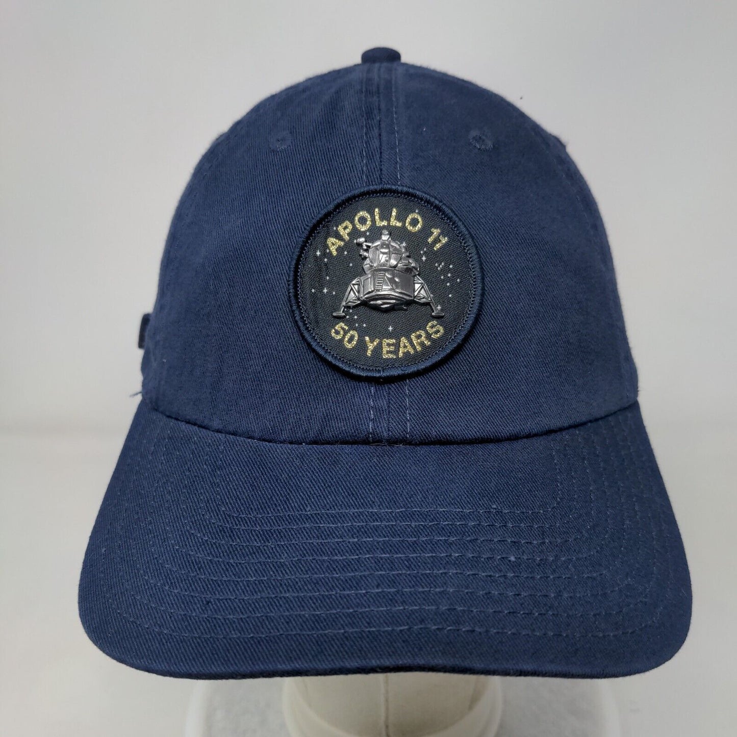 Apollo 11 50 Years Slideback Hat Blue One Size Adjustable Patch American Needle