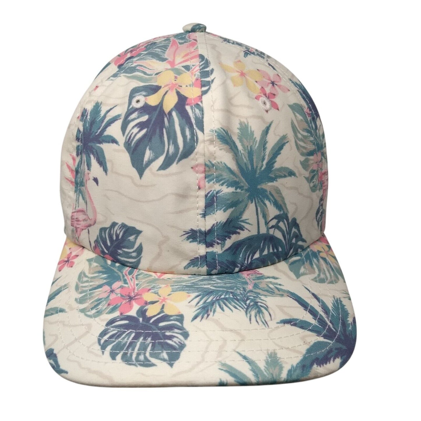 American Eagle Slideback Hat Multi One Size Adjustable Floral Hawaiian