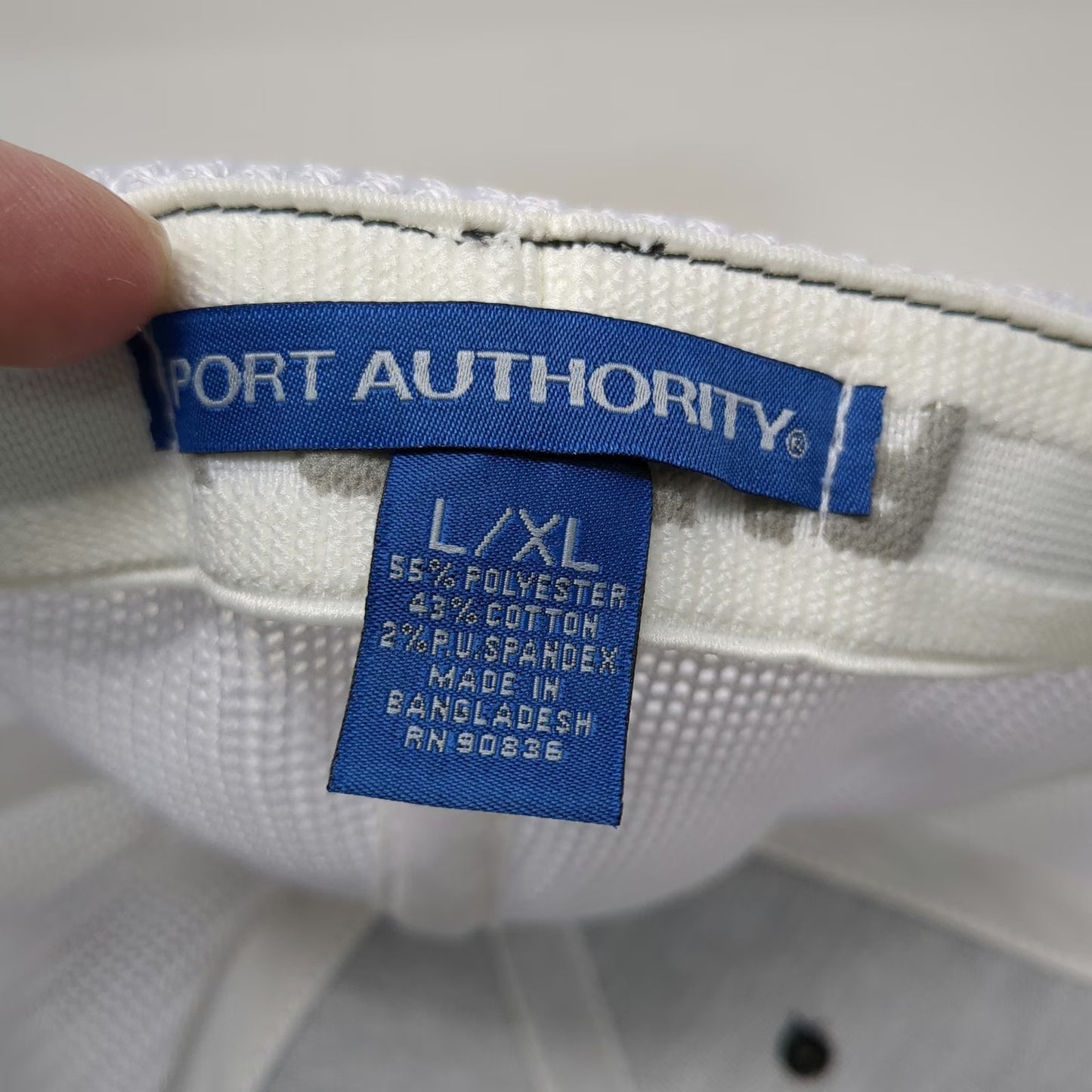 Port Authority Baseball Cap Black XL Flexfit Mesh J Fletcher Creamer Hat