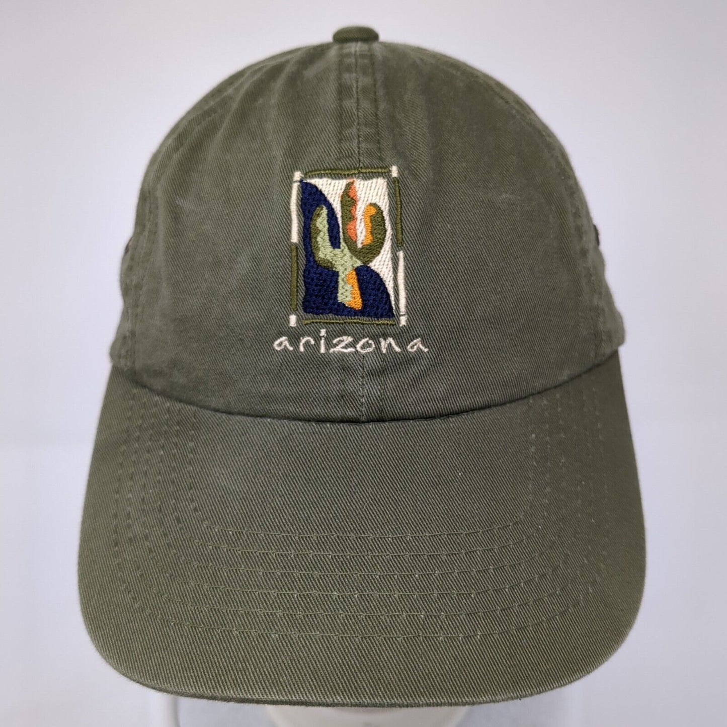 Arizona Slideback Hat Green One Size Adjustable Embroidered Sutton's Sportswear