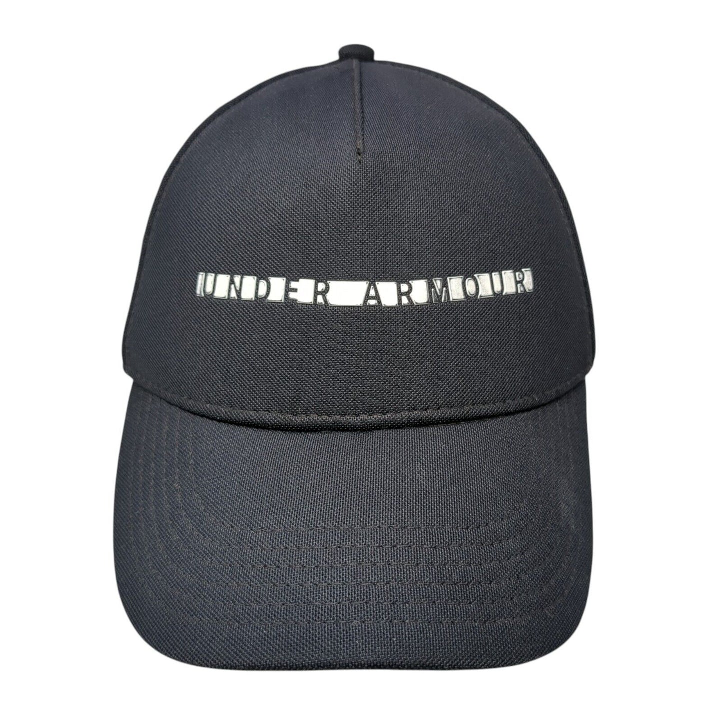 Under Armour Slideback Hat Black One Size Adjustable Classic Fit 6 Panel