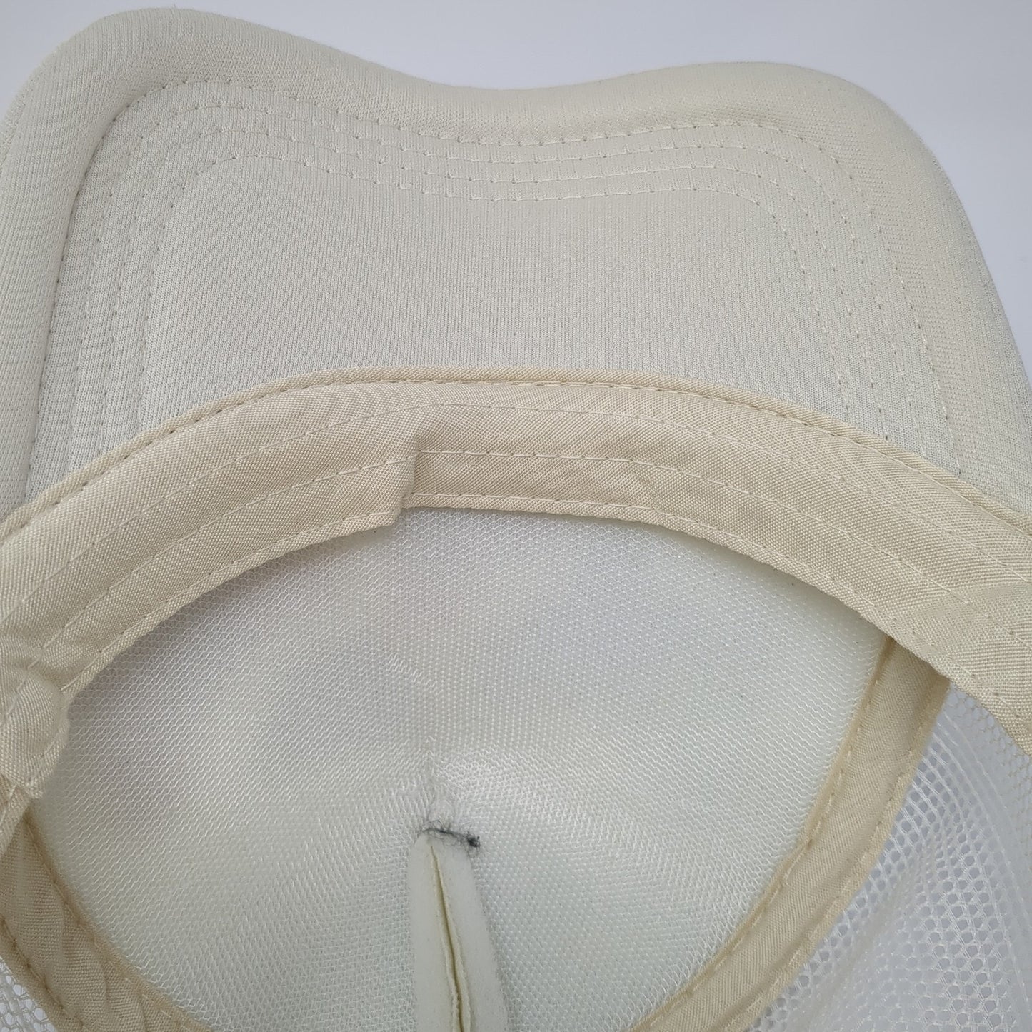 Butterflies Snapback Mesh Back Trucker Hat Beige One Size Adjustable