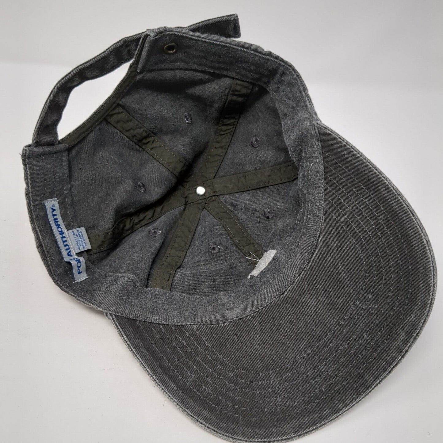 Port Authority Slideback Hat Gray One Size Woman Dumbbell Embroidered