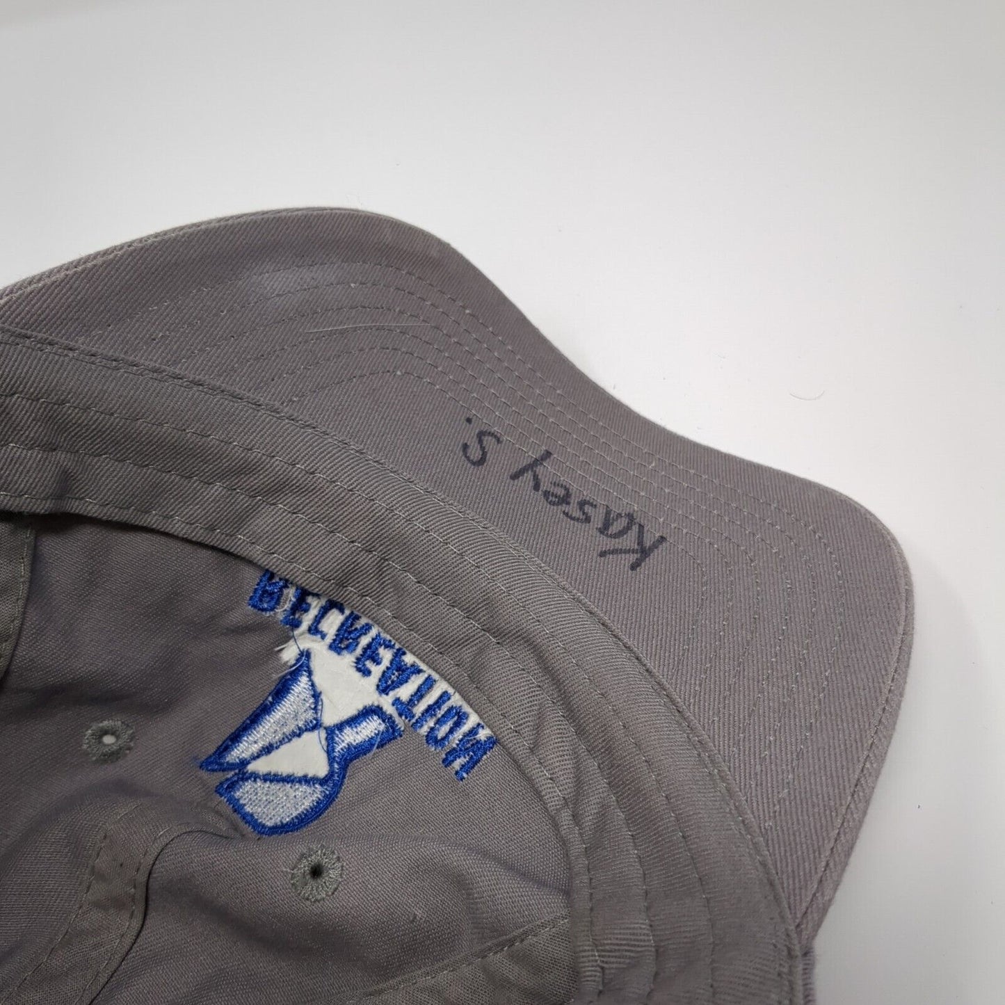 Recreation City of Greeley Slideback Hat Gray Small Solid Adjustable
