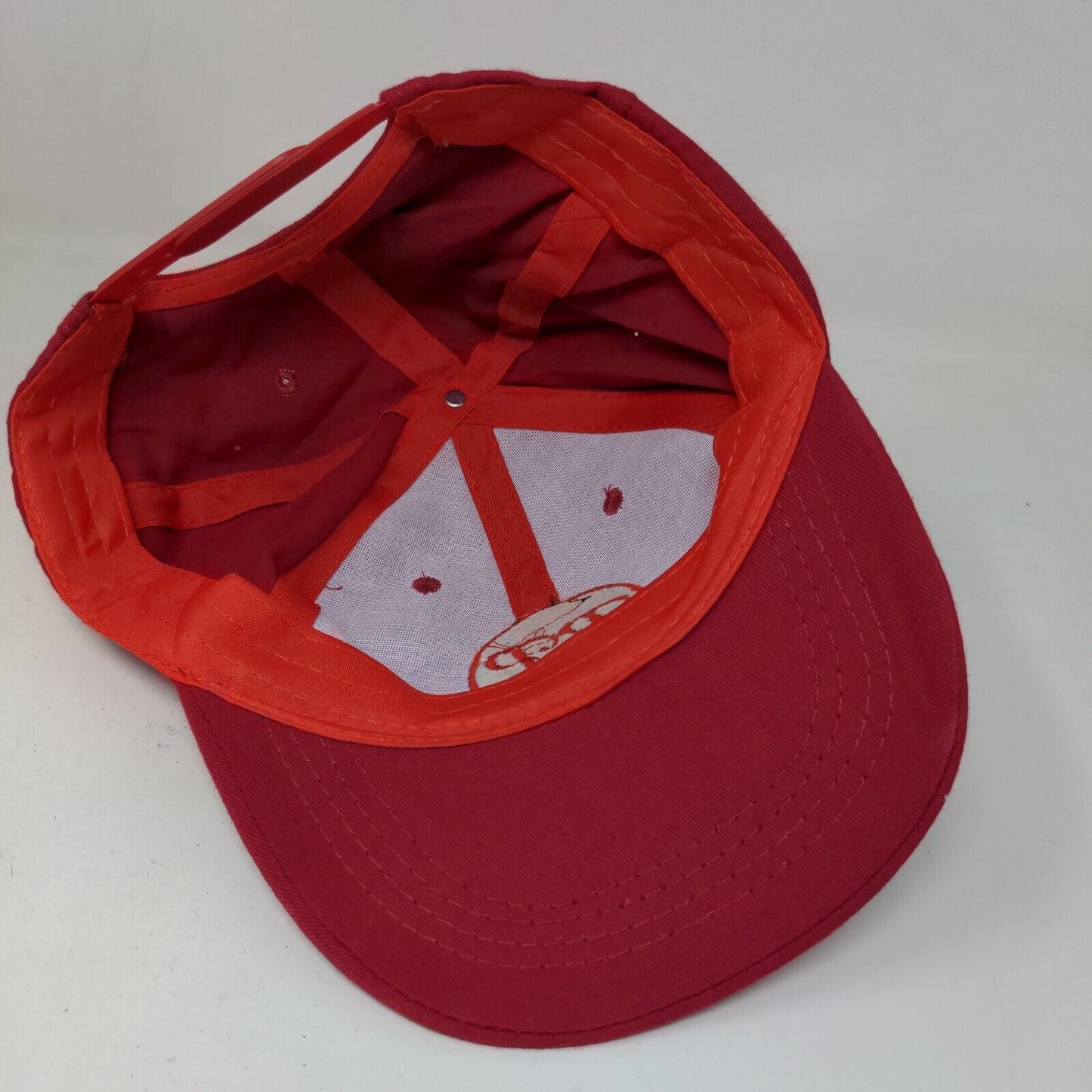 Unbranded Men's Snapback Hat Red Embroidered RP Logo Adjustable