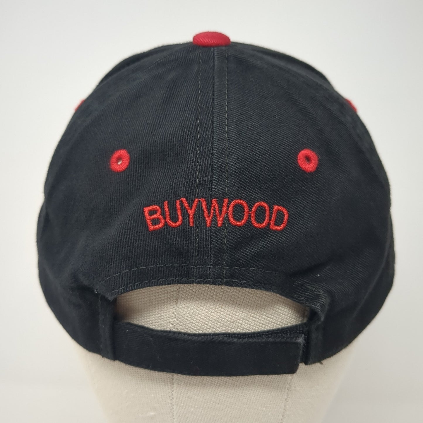 Sims Lumber Company Buywood Baseball Cap Black OS Adjustable Embroidered Otto