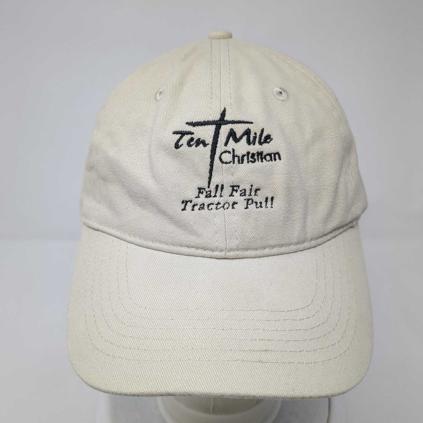 Ten Mile Christian Slideback Hat Tan One Size Adjustable Port & Company