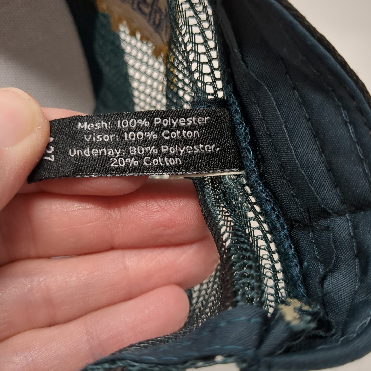 Boise's Pioneer Yard Capital Lumber Trucker Hat Multi One Size Mesh Back