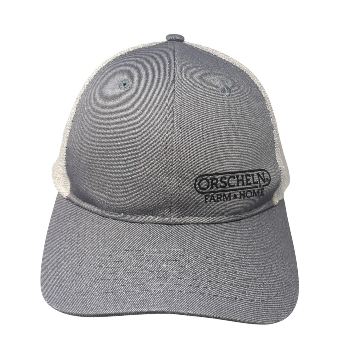Orscheln Farm & Home Snapback Trucker Hat Gray One Size Mesh Back
