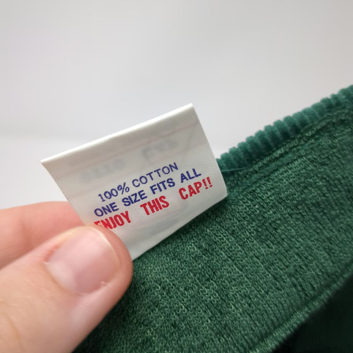 OTTO Trucker Green Hat One Size Corduroy Monsanto Idaho OSHA Star Rope Strapback