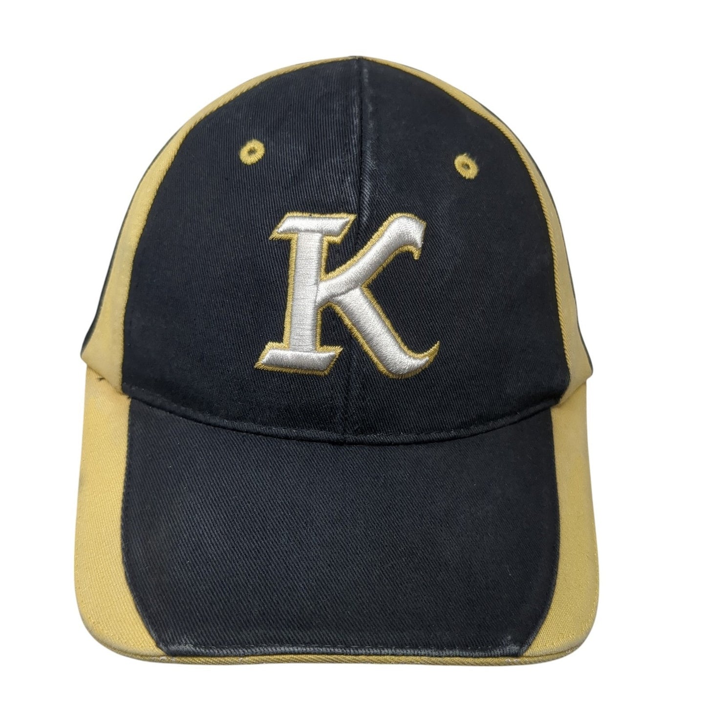 Letter K Kuna Strapback Hat Black One Size Adjustable Buck's Athletic