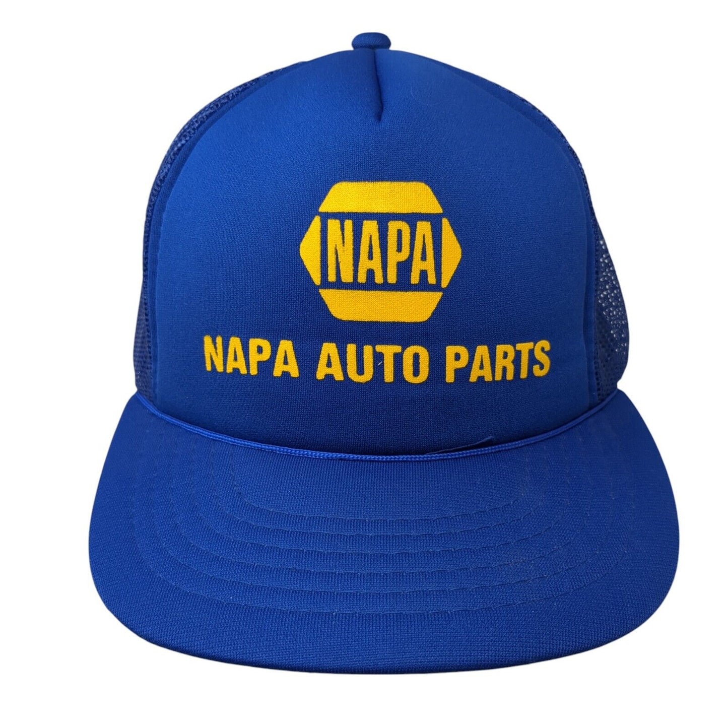 NAPA Auto Parts Trucker Hat Blue OS Adjustable Mesh Back Rope The Louisville