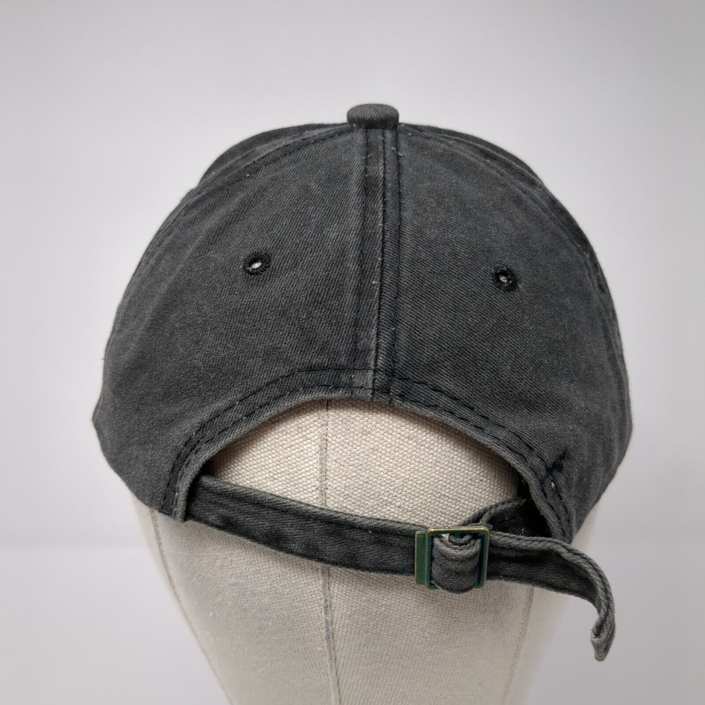 Young Gifted Black Slideback Hat Gray One Size Adjustable 6 Panel
