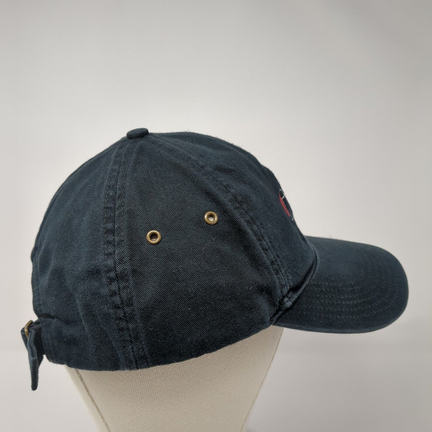 Richardson Slideback Hat Black One Size Adjustable Embroidered Style 330 Cotton