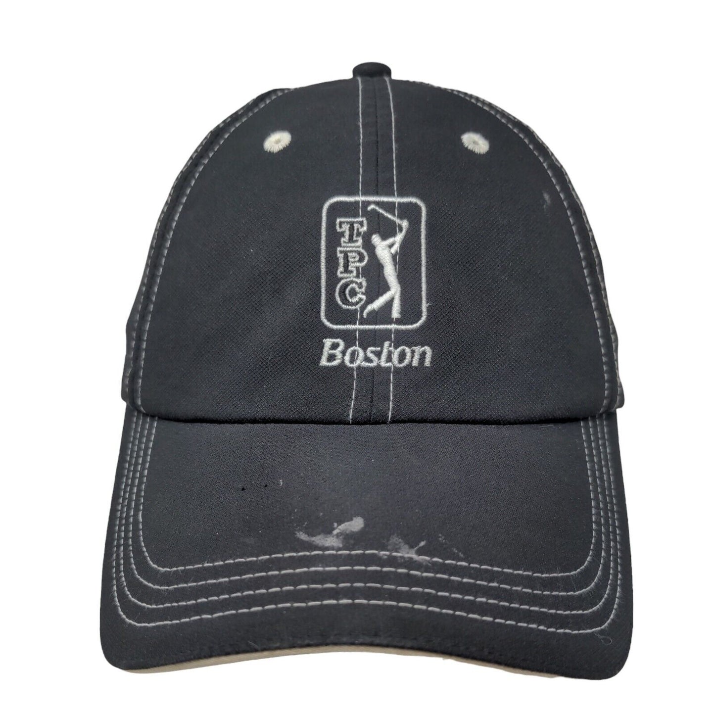 Imperial Men's Fitted Hat Black Size OS Embroidered TPC Boston Golf Logo