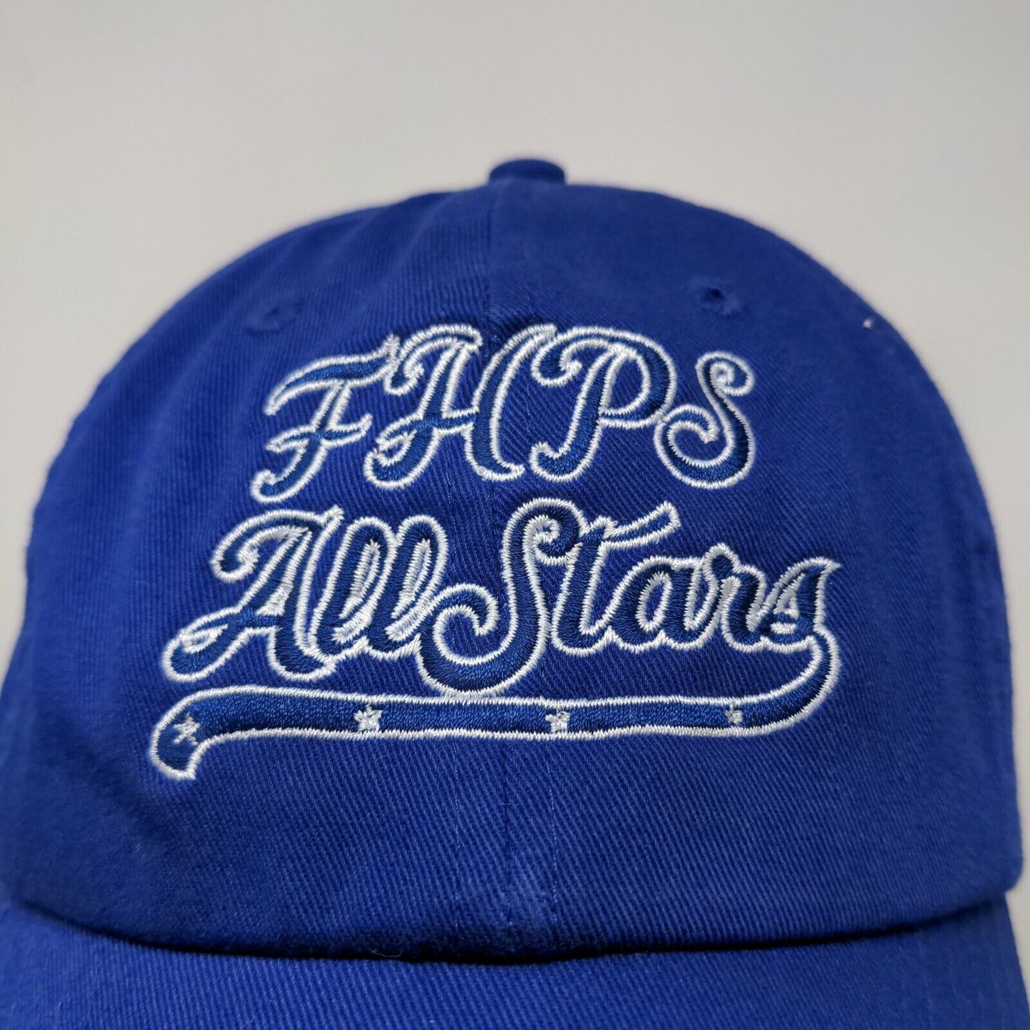 Champion Men's Slideback Hat Blue OSFA Embroidered FHPS All Stars Logo