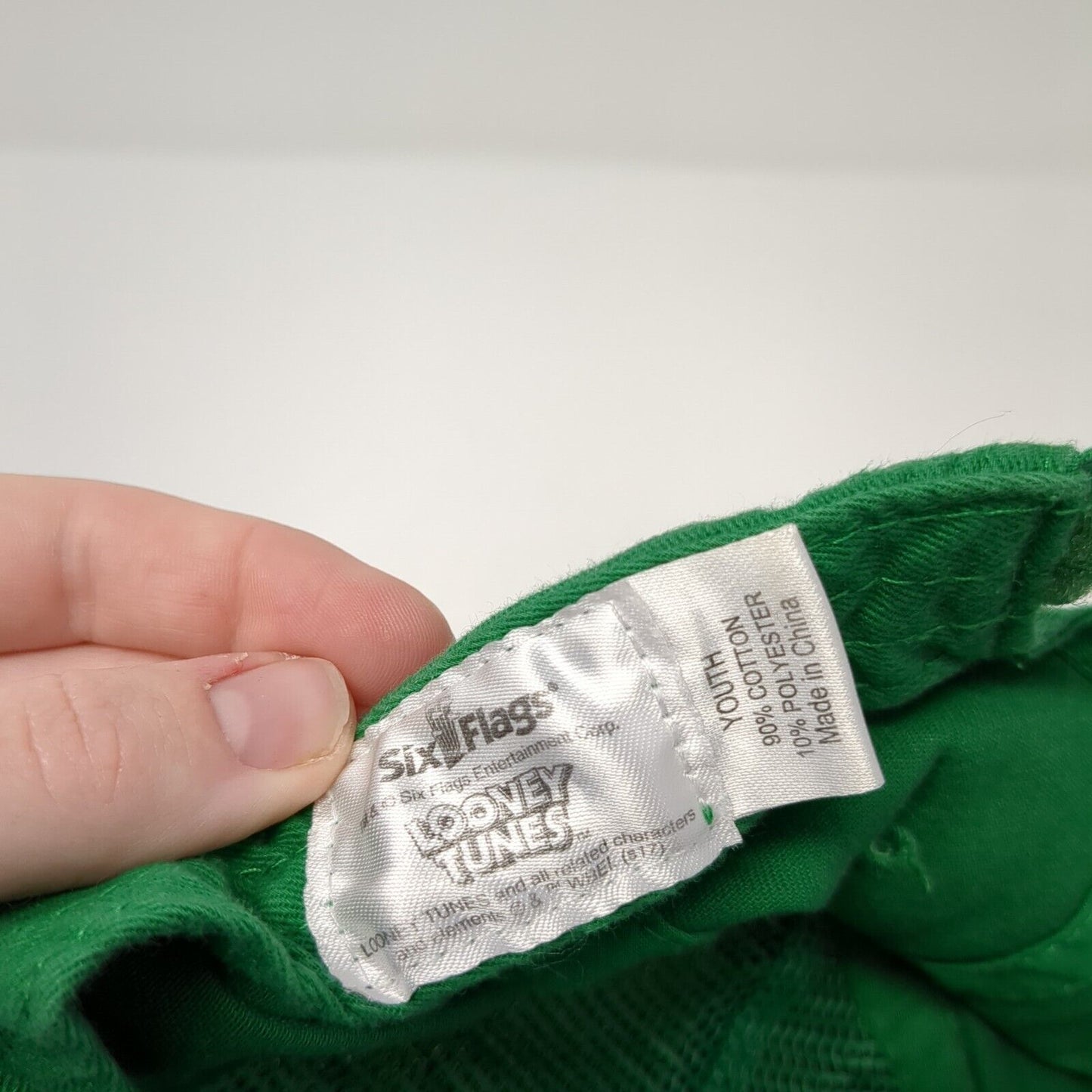 Marvin The Martian Looney Tunes Youth Strapback Hat Multi OS Adjustable Six Flag