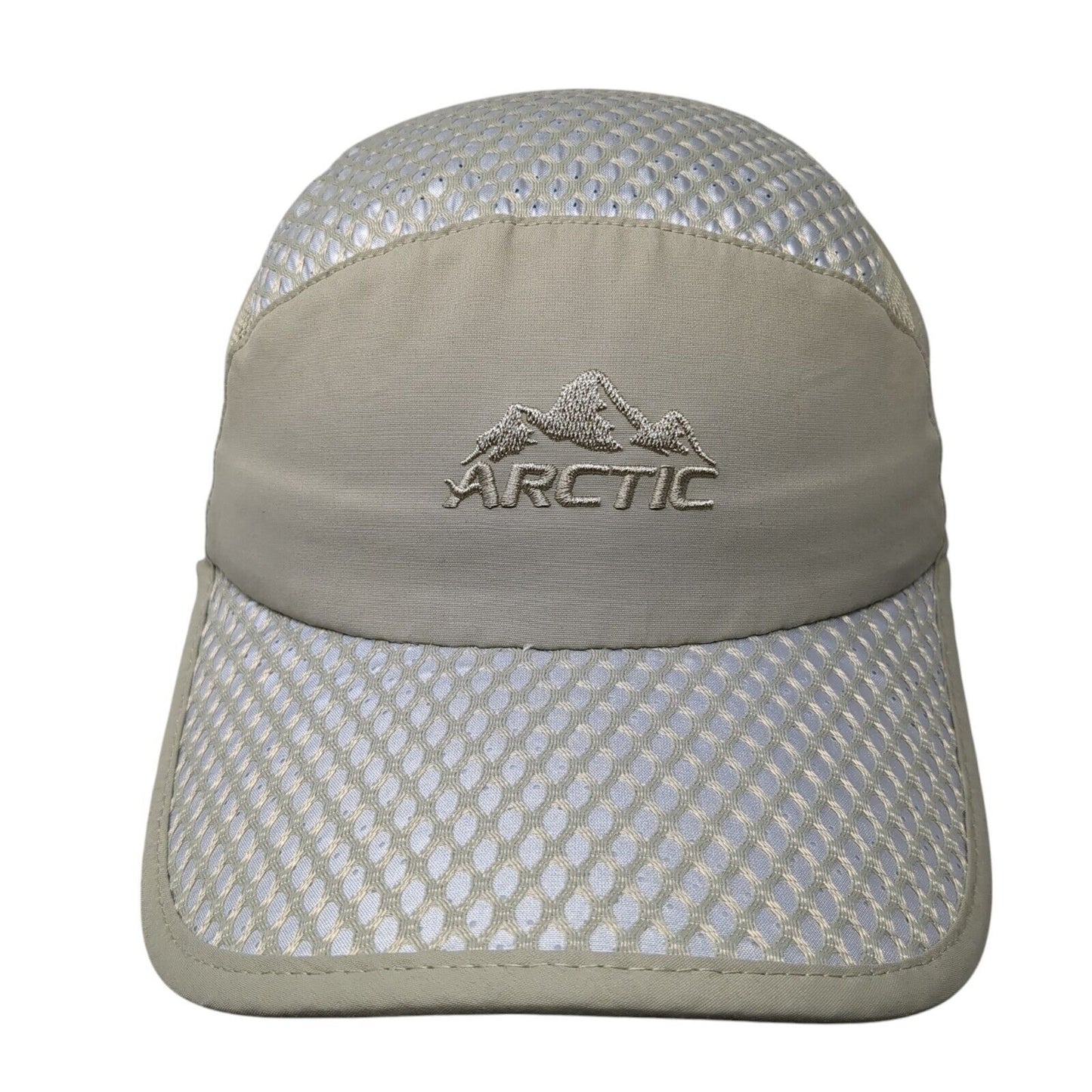 Arctic Slideback 5 Panel Cap Tan One Size Adjustable Embroidered Breathable