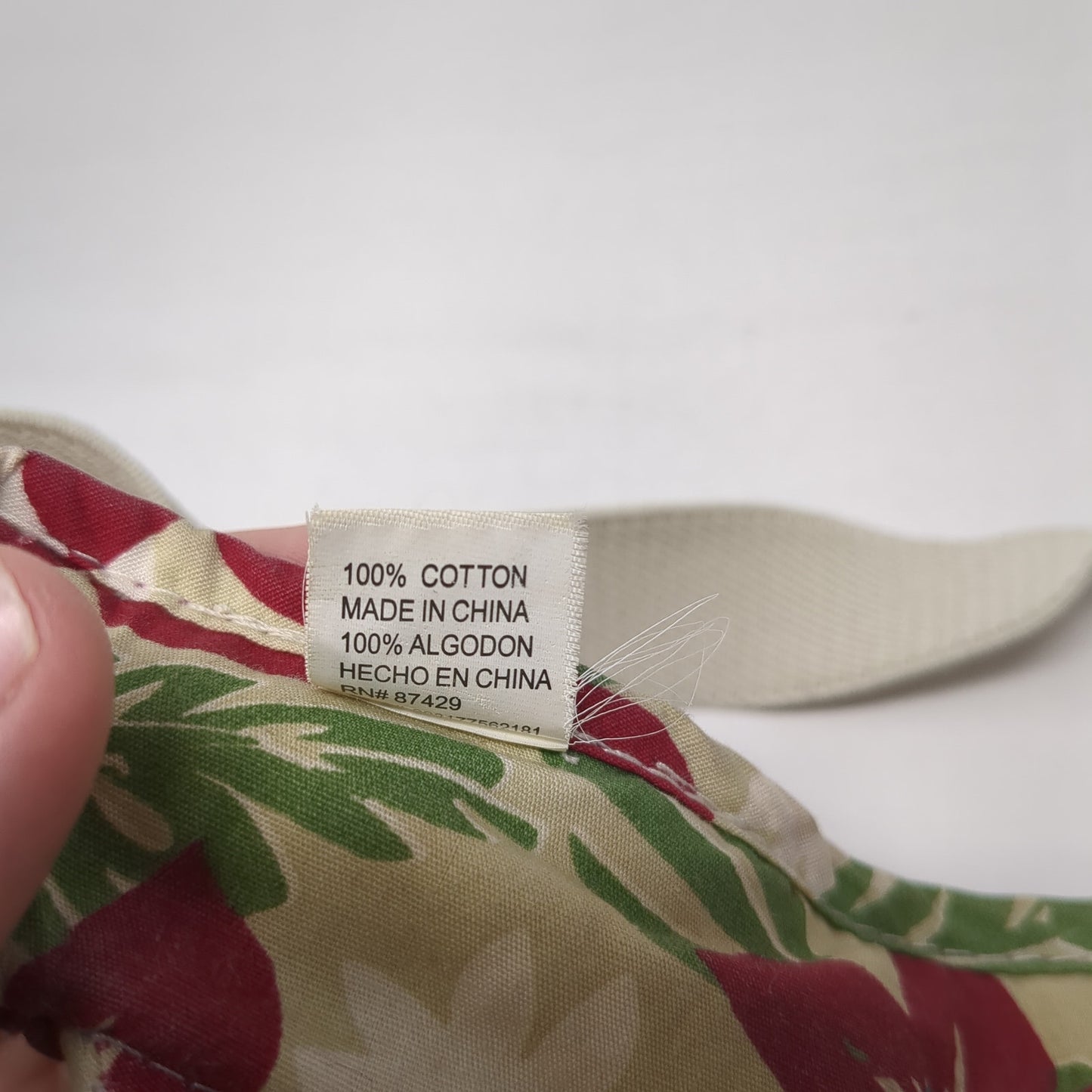 Faded Glory Sun Visor Hat Multicolor OS Adjustable Lightweight Floral Print