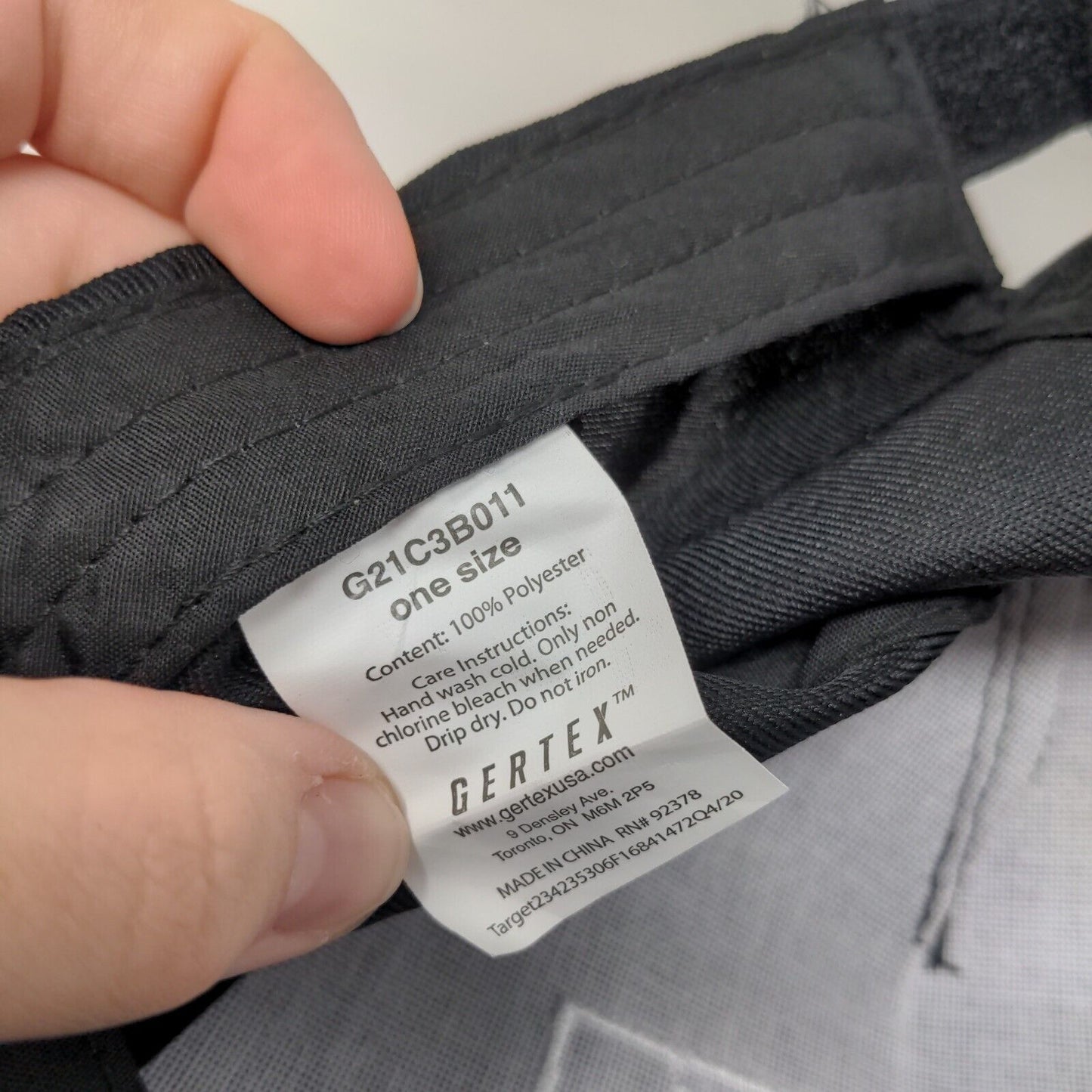 Grill Master Strapback Hat Black One Size Embroidered Adjustable Gertex