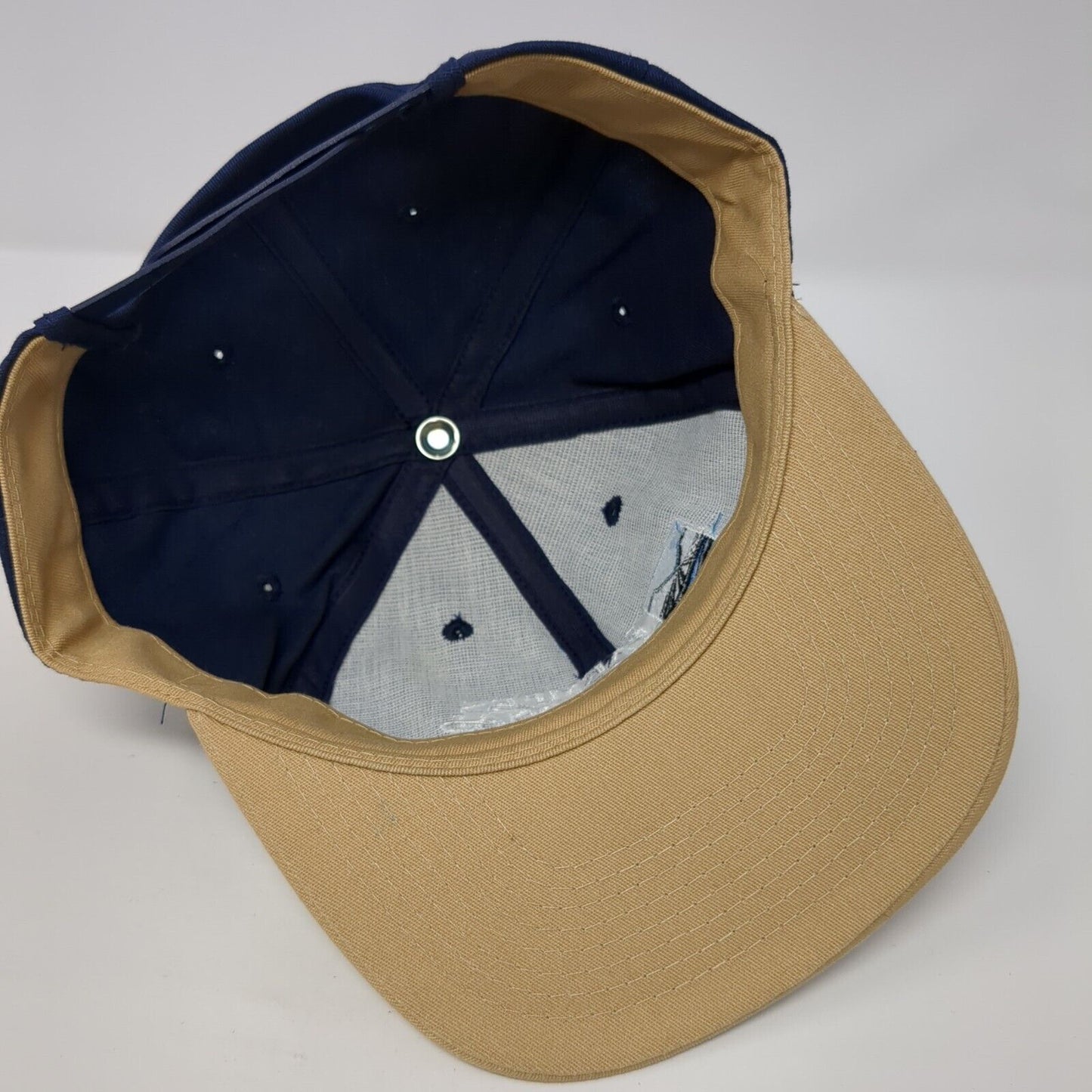 Farmers National Bank Snapback Hat Multi One Size Adjustable Colorblock