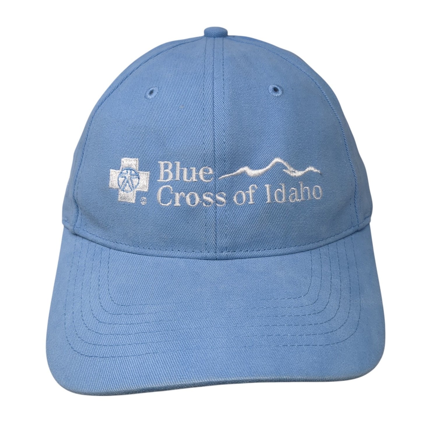 Blue Cross of Idaho Strapback Hat Blue One Size 6 Panel Richardson