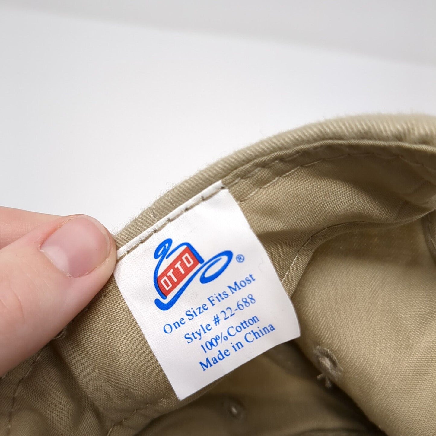 Dan Wiebold Ford Strapback Hat Tan OSFM Adjustable Embroidered Otto