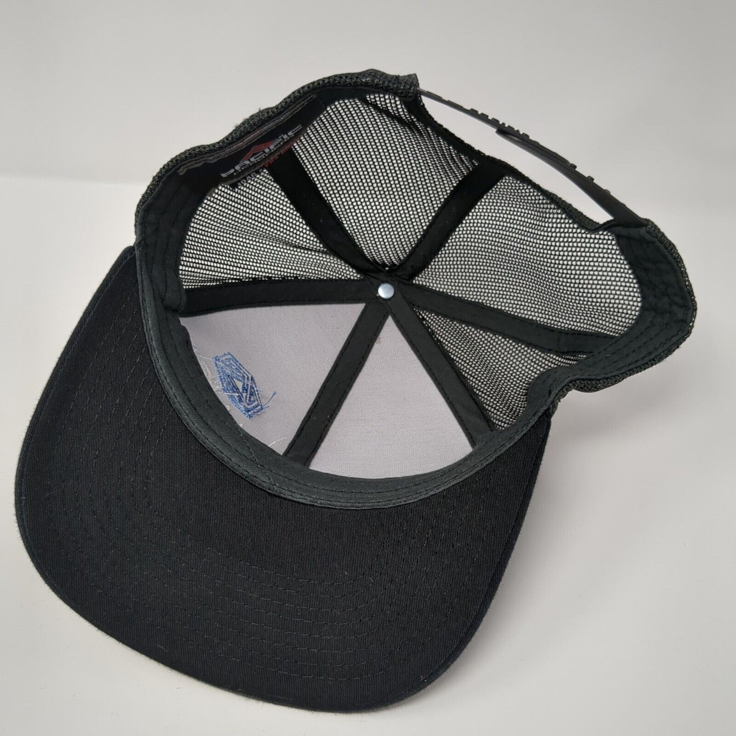 Allied Business Solutions Snapback Trucker Hat Black One Size Mesh Back
