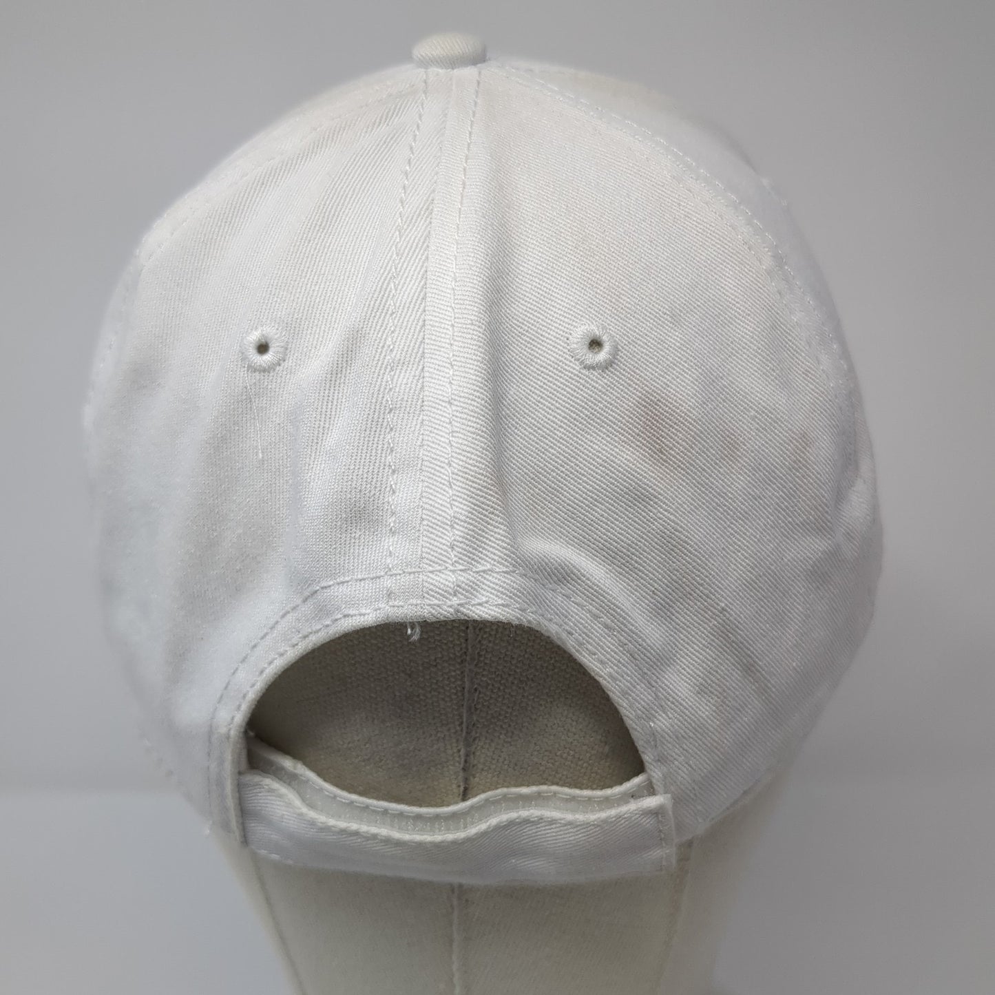 Izod Strapback Baseball Cap White One Size Adjustable Embroidered 6 Panel Otto