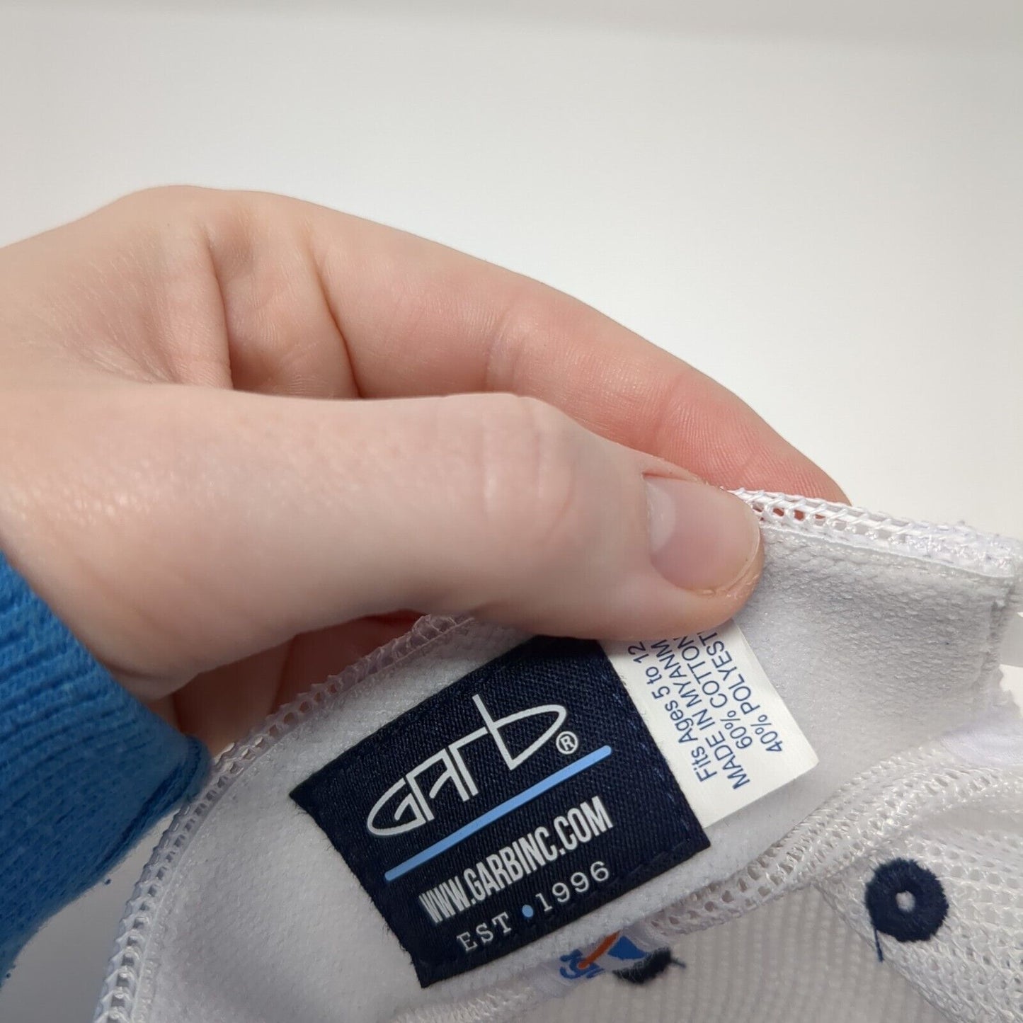 PGA Jr. League Youth Snapback Trucker Hat Blue Ages 5-12 Mesh Back 6 Panel Garb