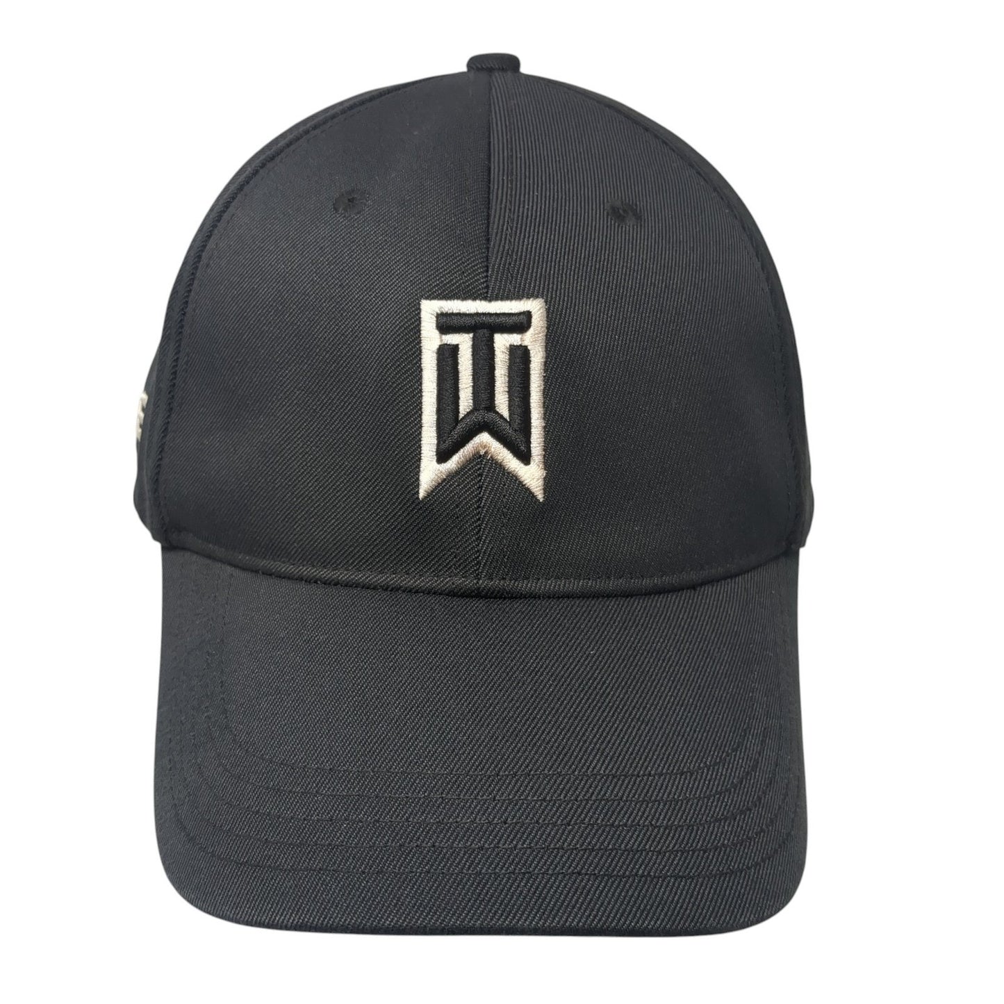 Tiger Woods One Fitted Baseball Cap Black XL Lightweight Embroidered Nike