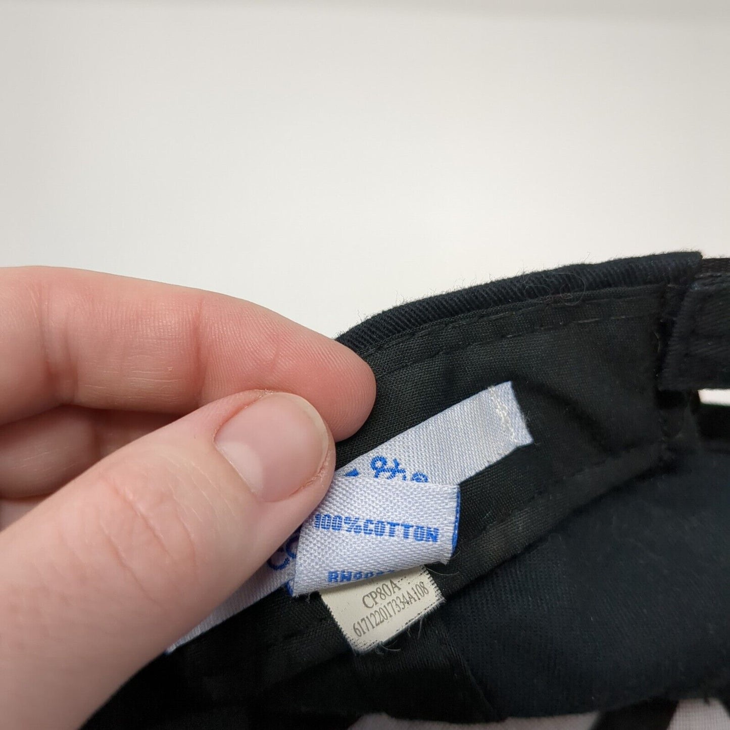 GW Lighting Strapback Hat Black One Size Embroidered Port & Company