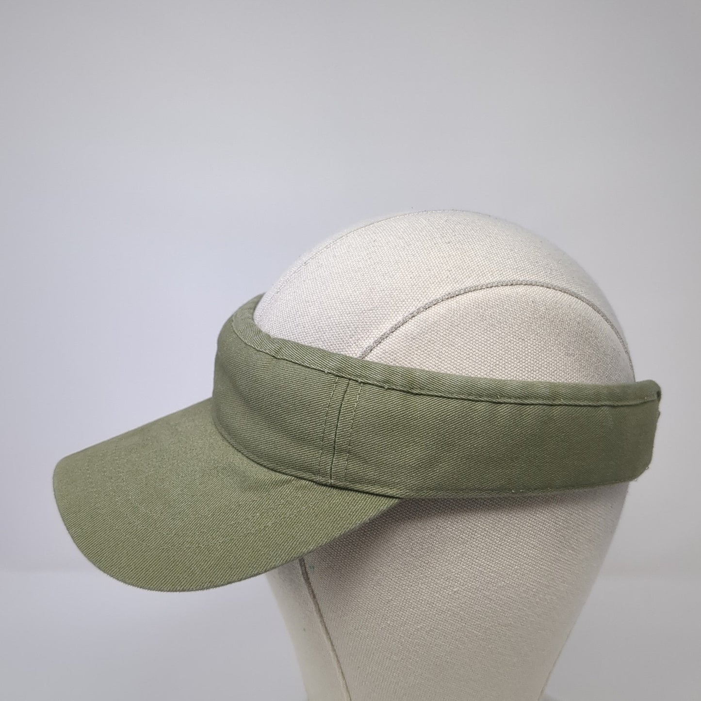 Unbranded Strapback Hat Green One Size Adjustable Solid Blank Outdoor