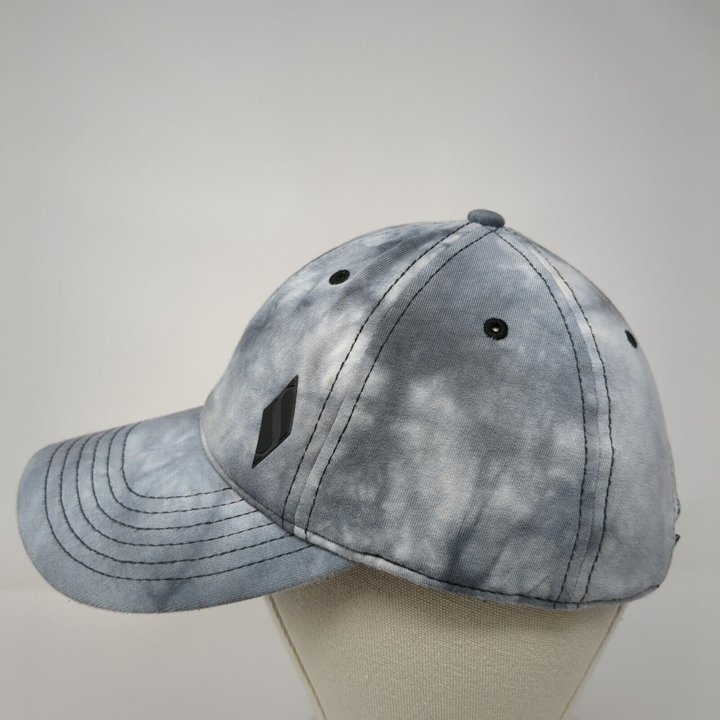 Skechers Slideback Hat Gray One Size Adjustable Diamond S Logo Tie Dye
