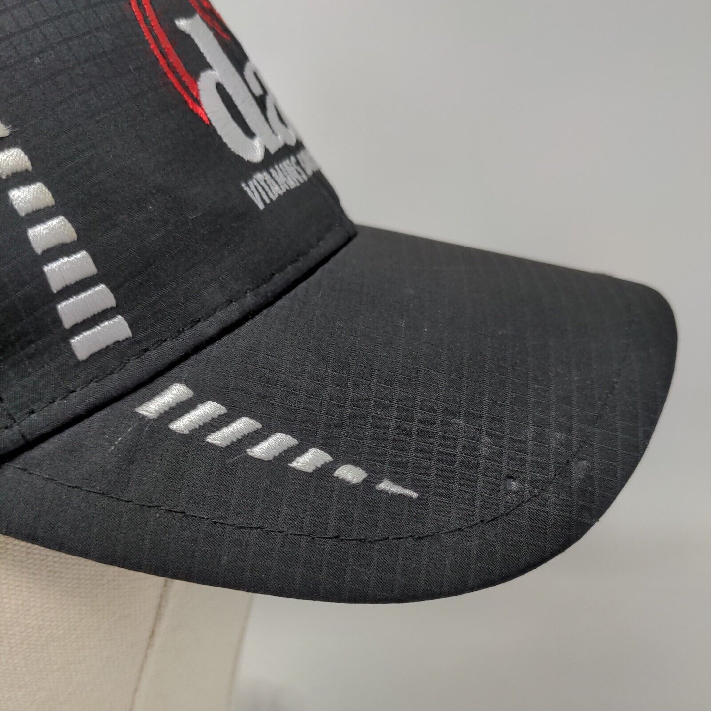 Dac Vitamins And Minerals Strapback Golf Hat Black One Size Cap America
