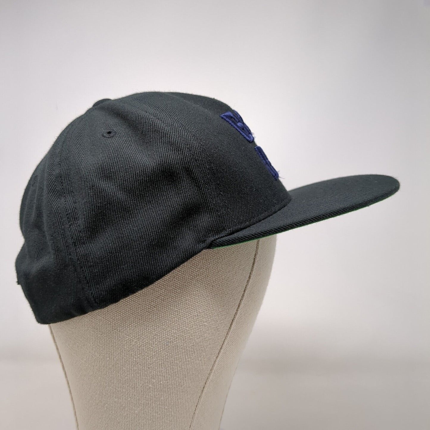 Barys Snapback Hat Black OSFA Adjustable Embroidered The Classics Yupoong