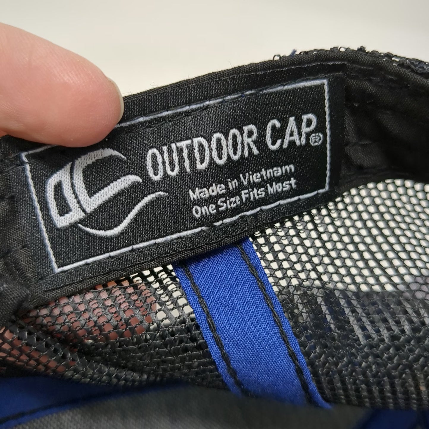 Outdoor Cap Realtree Fishing Trucker Hat Blue One Size Mesh Back Snapback