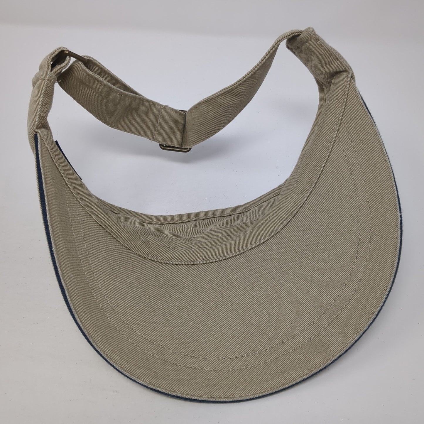 Cherokee Slideback Sun Visor Hat Brown OSAdjust able Embroidered Lightweight