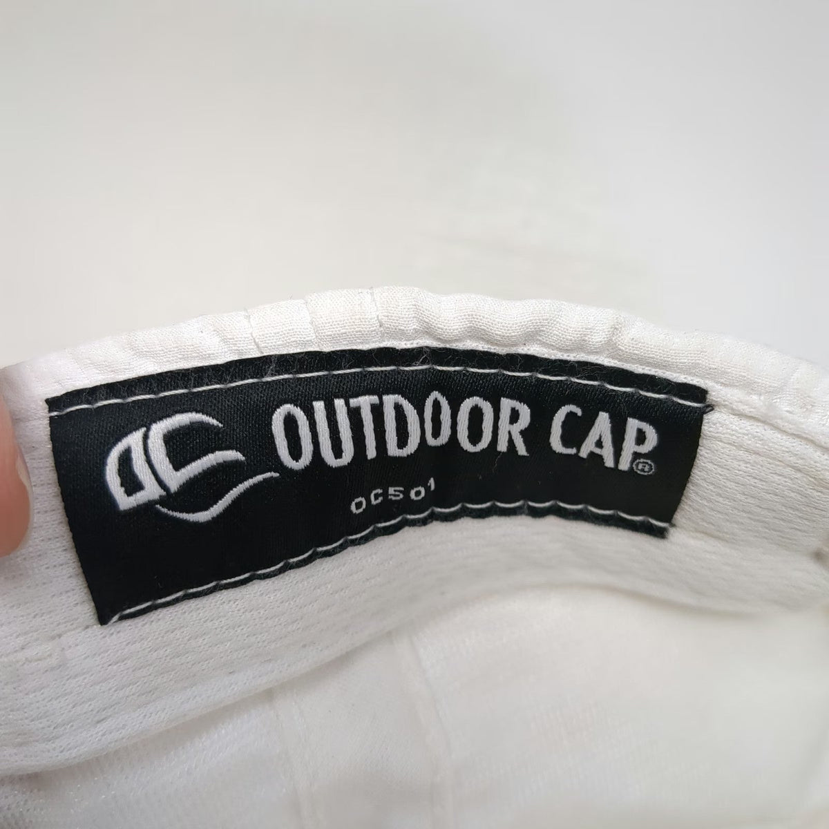 Outdoor Cap 5 Panel White One Size Sawtooth Lodge Idaho Mountain Green Rope Hat