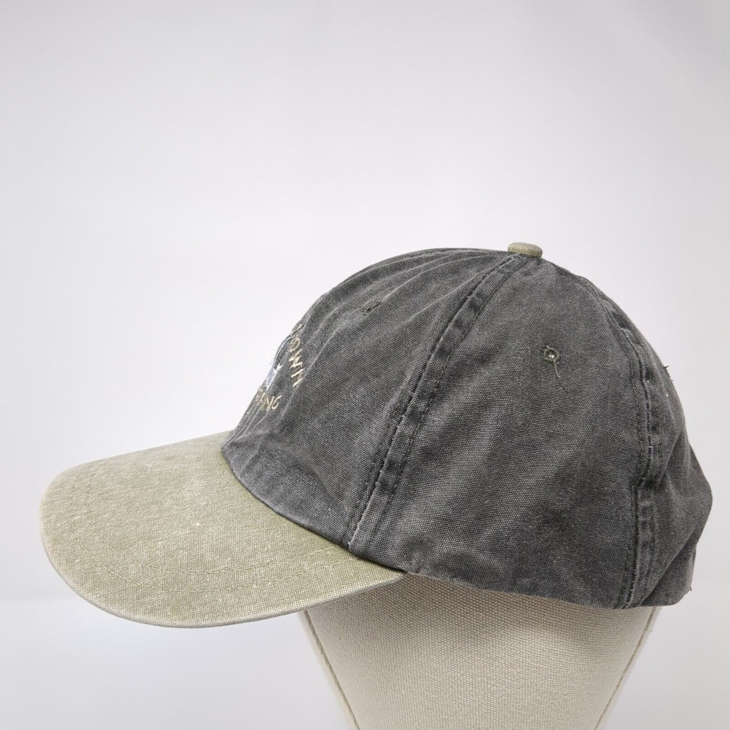 Triple Crown Of Surfing Slideback Hat Gray One Size Leather Strap