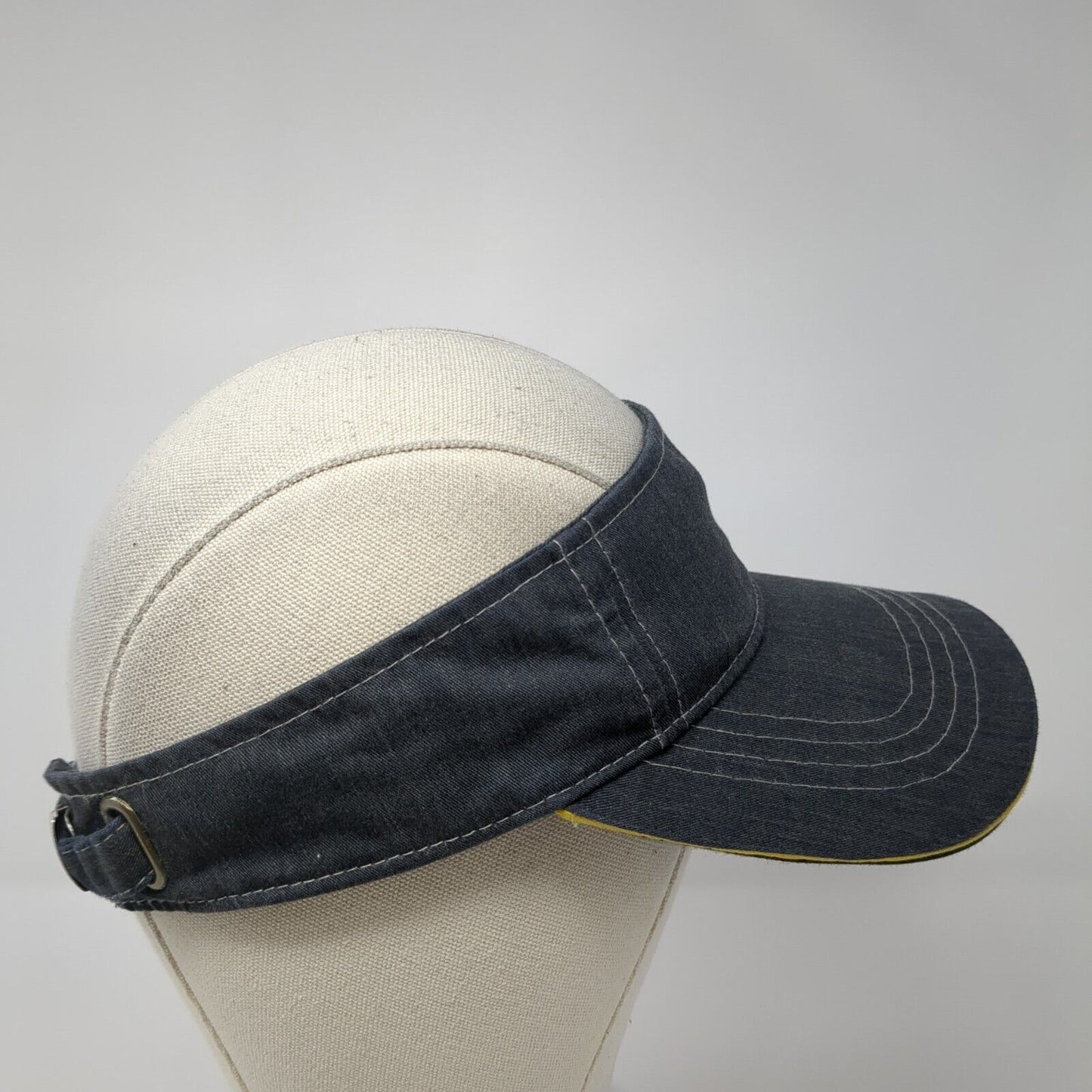 McDonald's Slideback Visor Hat Gray One Size Adjustable Crew Uniform