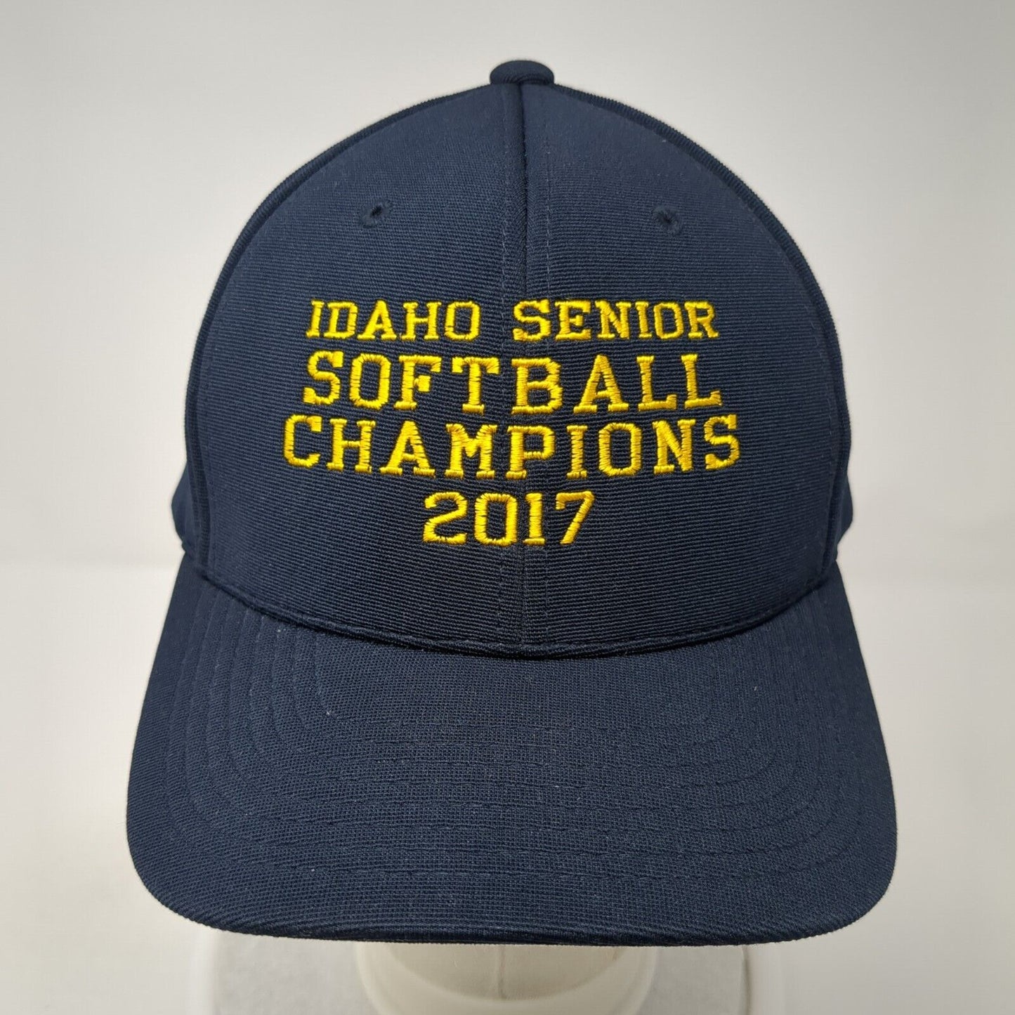 Idaho Senior Softball Champions 2017 Adult Strapback Hat Blue OS Performance