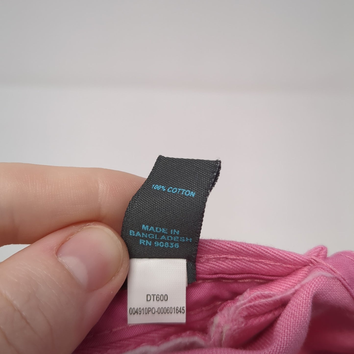 MYM Slideback Baseball Cap Pink One Size Adjustable Embroidered District