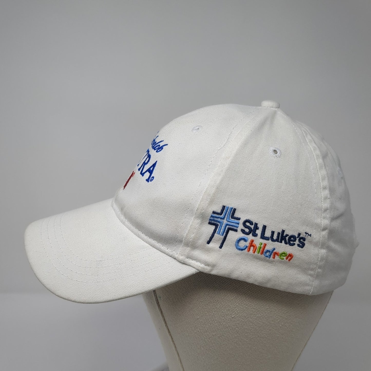 Michelob Ultra Strapback Baseball Cap White One Size Adjustable Embroidered