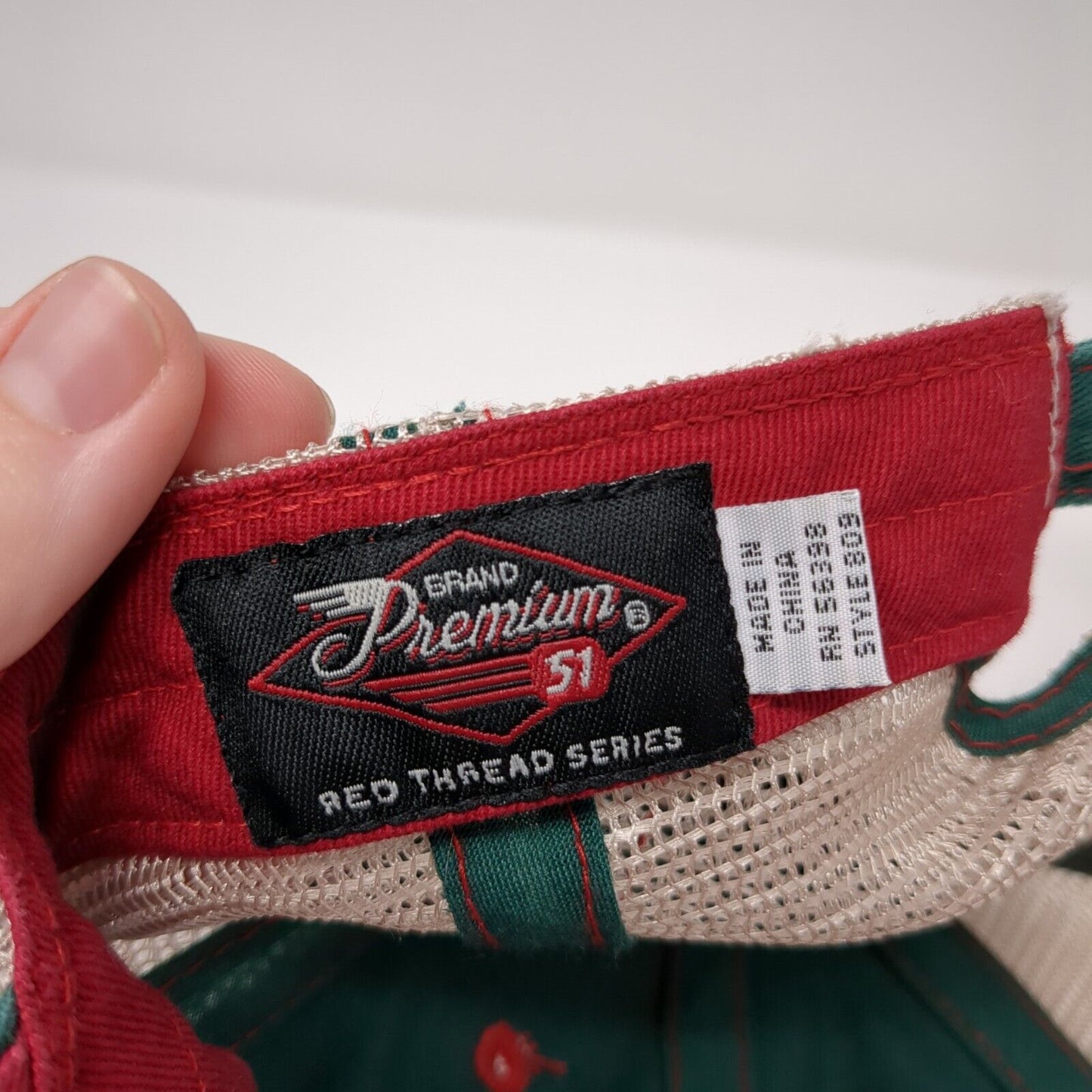 Cosmos Mystery Area 1952 Slideback Trucker Hat Green OSFA Mesh Back