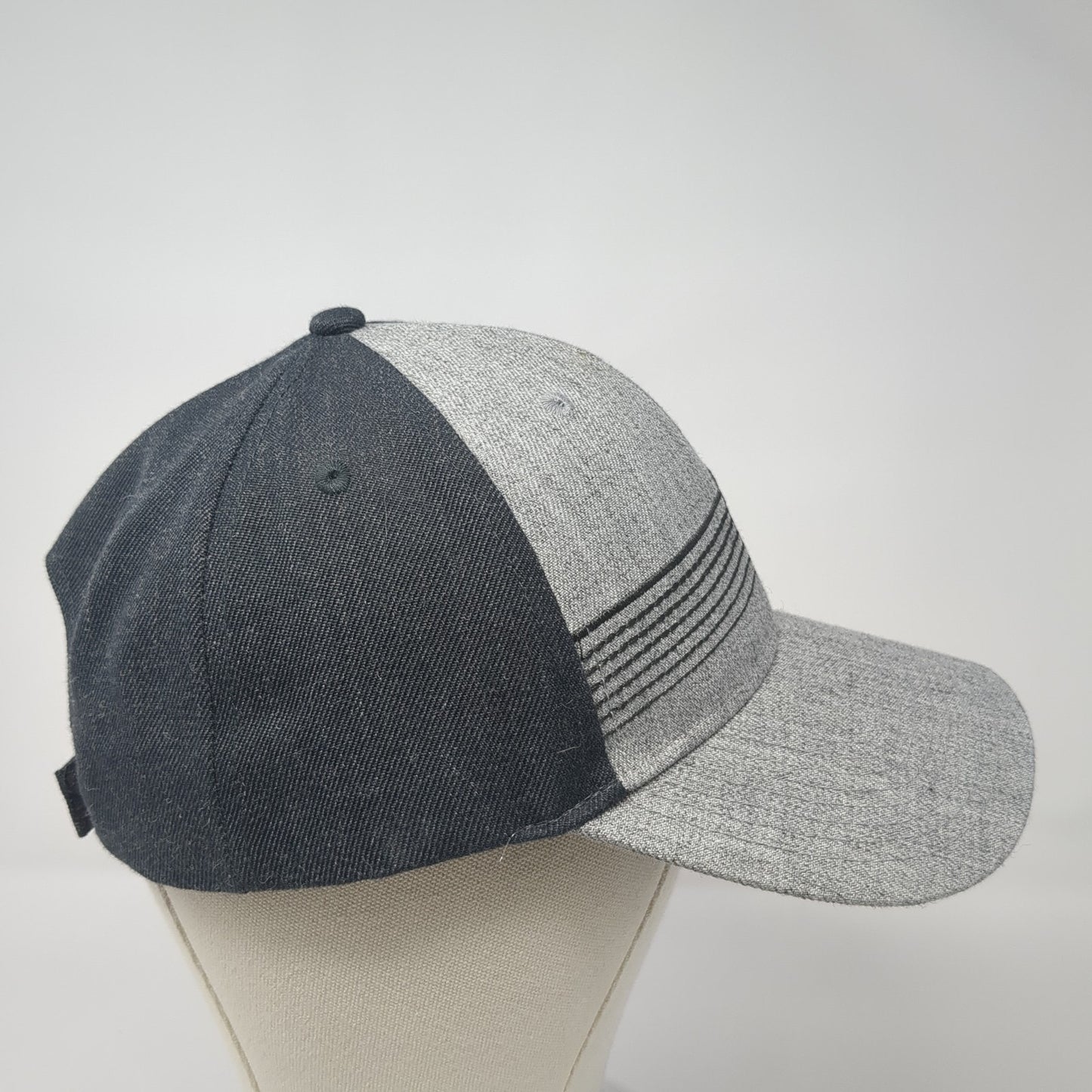 Simplot Strapback Baseball Cap Gray One Size Adjustable Embroidered 6 Panel