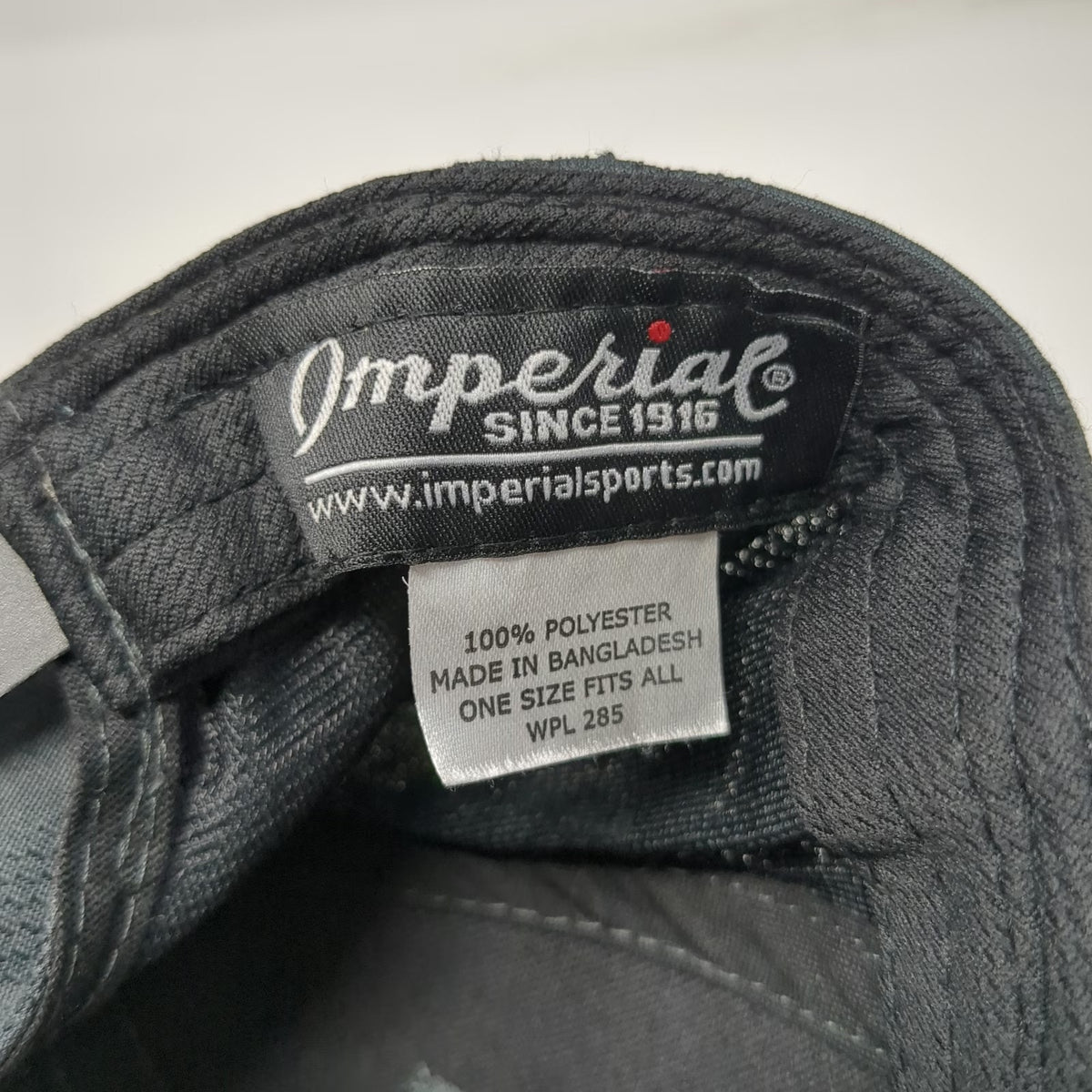 Imperial Snapback Black Gray One Size Idaho Golf Association Camo Logo Hat